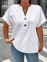 Malachy β Elegant V-Neck Short Sleeve Women's Top